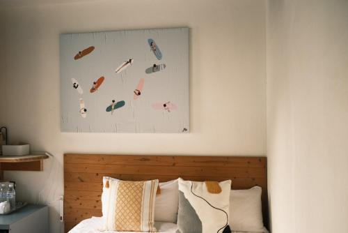 Cama o camas de una habitación en Summer Delight B&B