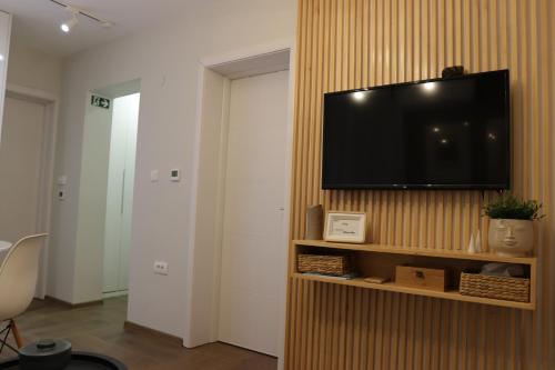 Vista Apartmaniにあるテレビまたはエンターテインメントセンター