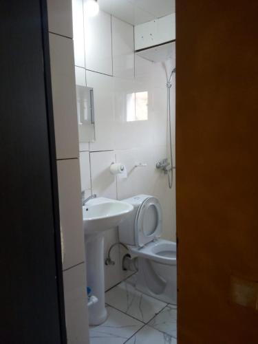Un baño de vake-house