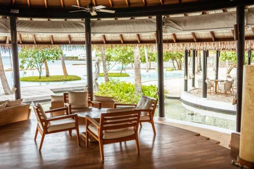 Zona de estar de COMO Maalifushi