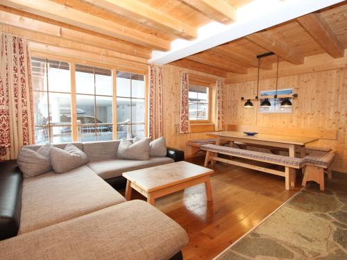 A seating area at Chalet Chalet Elisabeth by Interhome