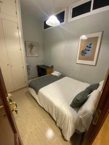 a bedroom with a bed in a room at Center Madrid habitaciones in Madrid