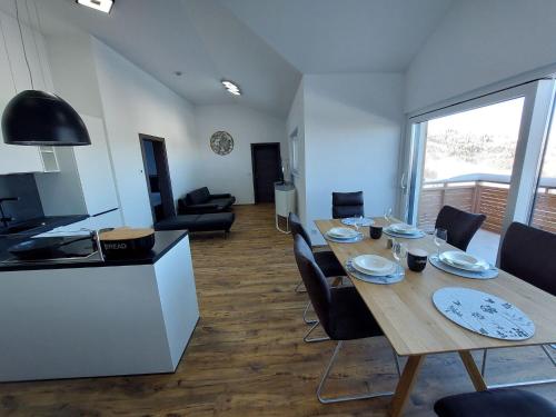 A seating area at Chalet Diamondsky by Interhome