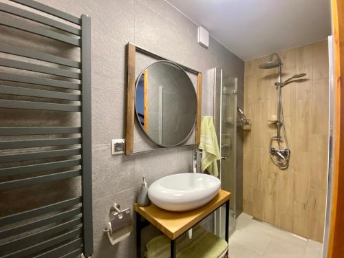Kúpeľňa v ubytovaní Apartamenty Lux Willa Juras