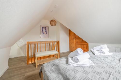 Postel nebo postele na pokoji v ubytování Beach Break