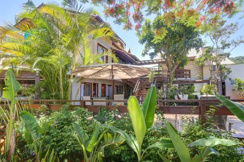Taman di luar Nova Pousada dos Chás