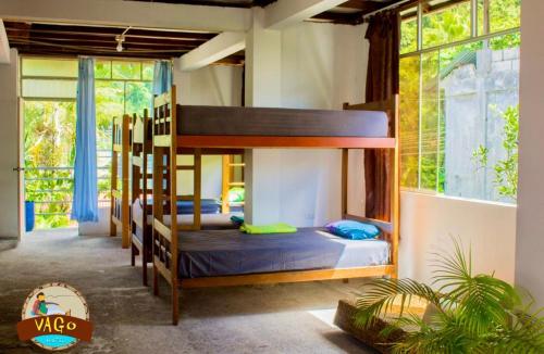 a bedroom with a bunk bed in a house at VAGO HOSTEL in Tingo María