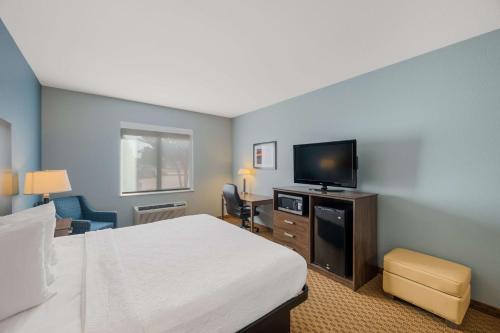TV a/nebo společenská místnost v ubytování Best Western South Plains Inn & Suites