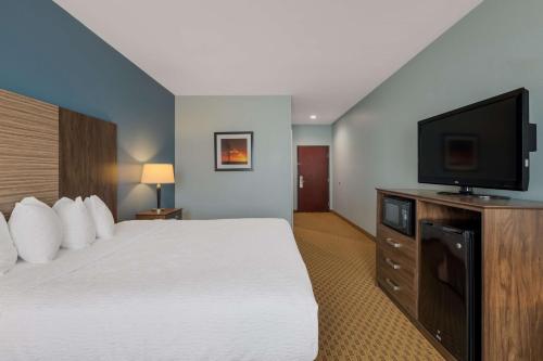 TV a/nebo společenská místnost v ubytování Best Western South Plains Inn & Suites