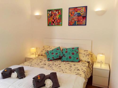 Postel nebo postele na pokoji v ubytování Nerea Apartment Costa Teguise