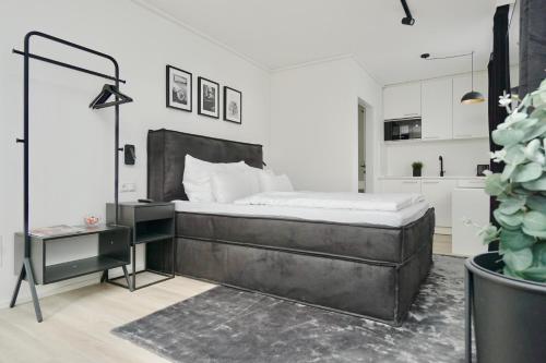 Postel nebo postele na pokoji v ubytování Motel by Maier Götzis- kontaktloser Check-in