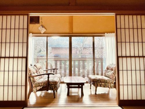 Χώρος καθιστικού στο Secret Garden Resort&Onsen秘密の花園箱根温泉別荘