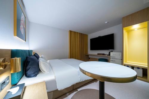 TV o dispositivi per l'intrattenimento presso Hotel Classy