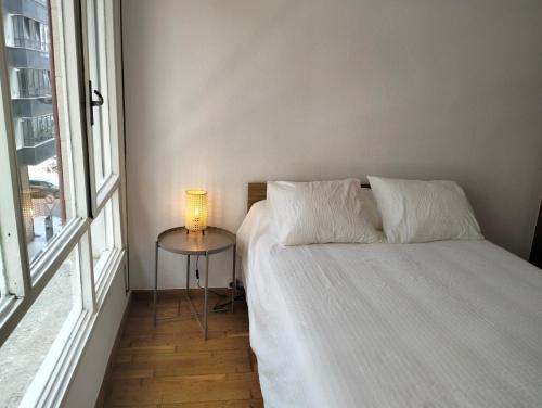 Postel nebo postele na pokoji v ubytování Apartamento El Real
