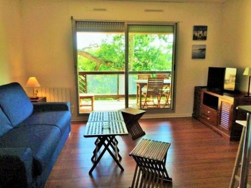 Studio confortable avec balcon, parking privé et Wi-Fi, à 200m de la plage d'Eyrac