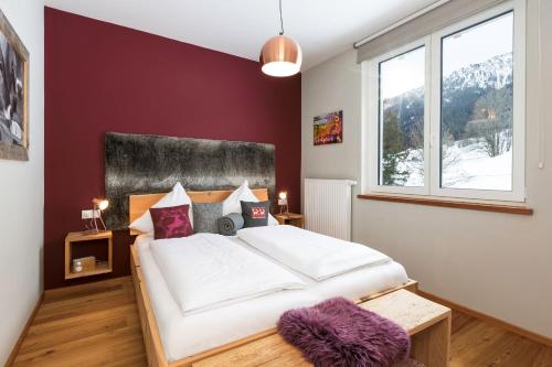 Ένα ή περισσότερα κρεβάτια σε δωμάτιο στο Chalet am Breitenberg Appartement CB 04