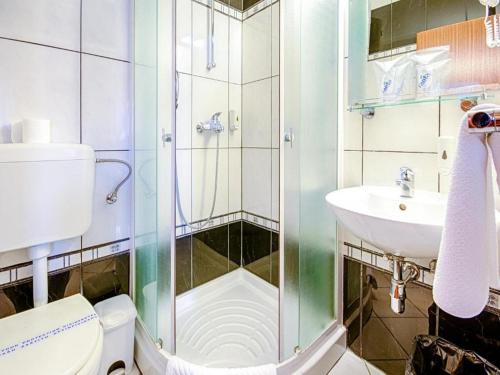 Koupelna v ubytování Villa Slika