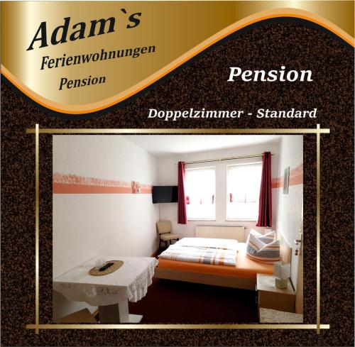 Adams Pension und Ferienwohnungenの見取り図または間取り図
