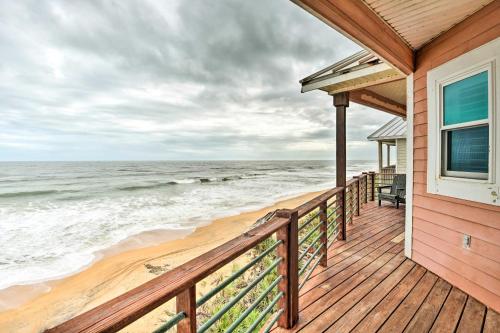 Oceanfront Flagler Beach House with Decks!