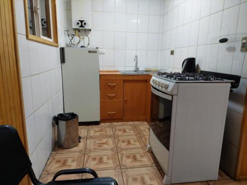 Køkken eller tekøkken på Cabañas Nelly
