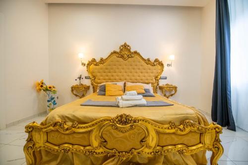 Кровать или кровати в номере Le Suite Della Principessa