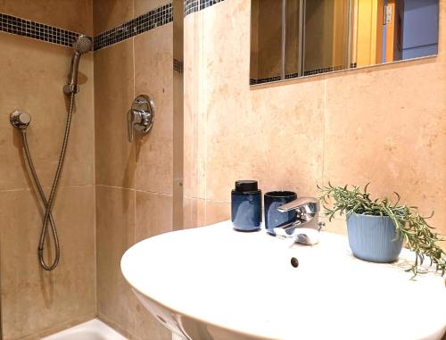 Kúpeľňa v ubytovaní Rental Apartment Trębacka