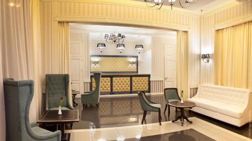 Posezení v ubytování Kiroff Hotel
