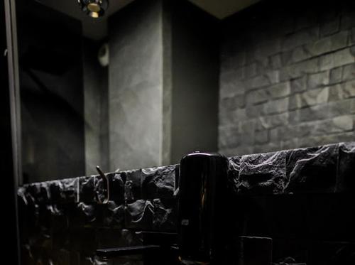 Χώρος καθιστικού στο APARTAMENT PREMIUM BLACK HORS Centrum Ścisłe Deptak -ETIUDA Panoramiczna 2 -Garaż Podziemny