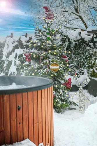Domek w górach - Prywatne Jacuzzi, Sauna, Grota Solna - PANORAMA CHEŁM SKI&SPA