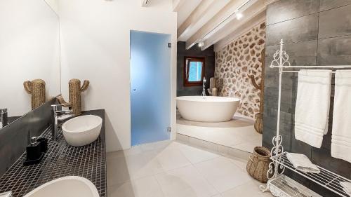 Koupelna v ubytování Casa Bella Mirada