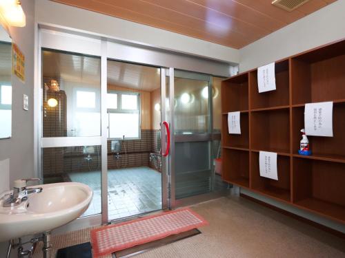 Koupelna v ubytování Hotel Meribel Tsugaike