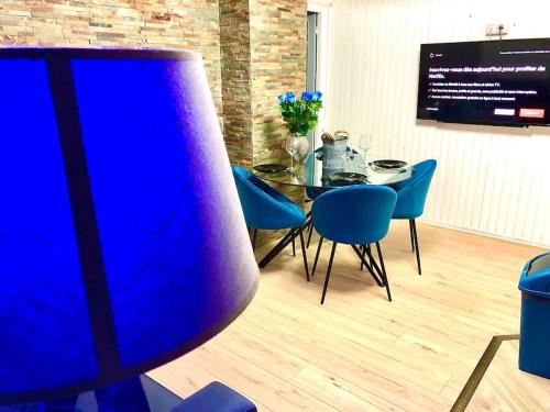 Et tv og/eller underholdning på La marbrière, Parking gratuit, proche centre ville