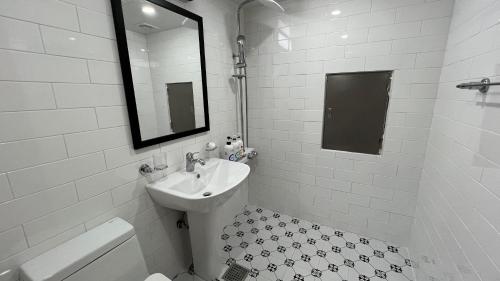 Koupelna v ubytování Tongyeong Chosun Hotel