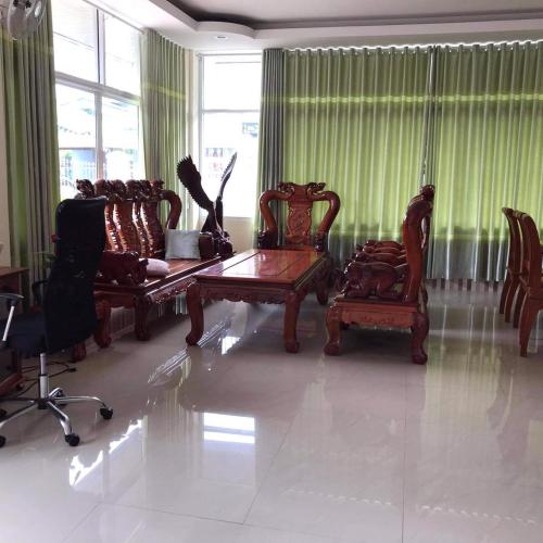 Χώρος καθιστικού στο xaythone guest house