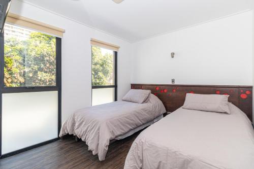 Katil atau katil-katil dalam bilik di Hotel Boutique Ossido Nero