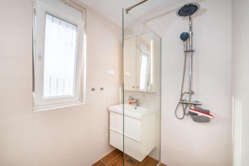 Koupelna v ubytování Appartments Kosamiri nahe Zadar