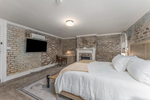 Ένα ή περισσότερα κρεβάτια σε δωμάτιο στο Bellwether House