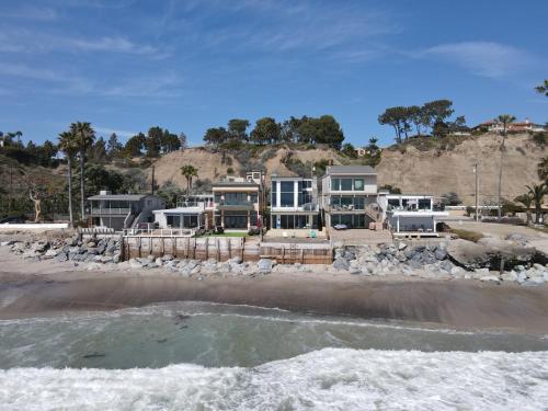 a house on the beach with the ocean at OCEAN FRONT - STUNNING VIEWS- VACATION PARADISE!! in Dana Point