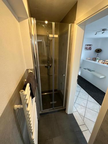 Ένα μπάνιο στο Apartment Donaublick