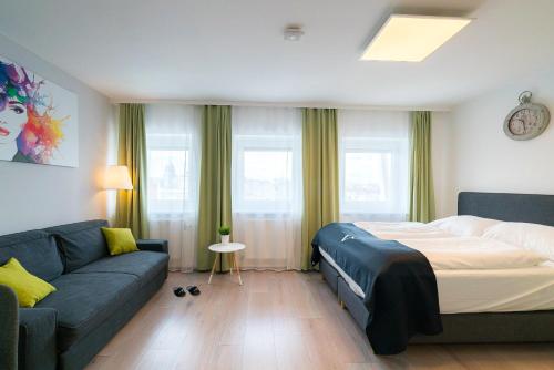 Postel nebo postele na pokoji v ubytování Vienna Residence, Rochusmarkt - Wien Mitte