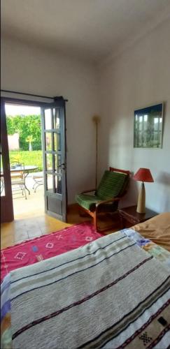 Letto o letti in una camera di Maison Marocaine Agadir