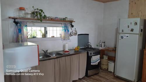 Η κουζίνα ή μικρή κουζίνα στο Casa de la Oma