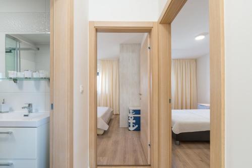 Koupelna v ubytování Apartment Martan