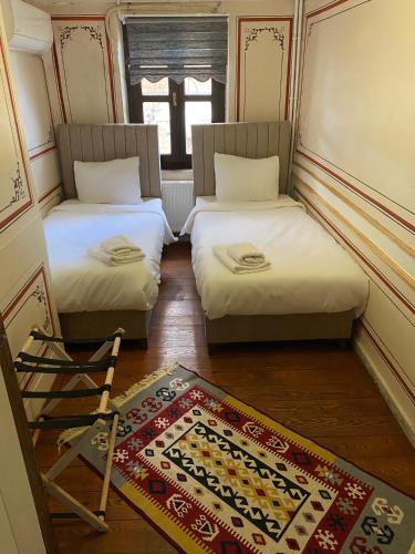 Ένα ή περισσότερα κρεβάτια σε δωμάτιο στο Oasis Hotel Edirne