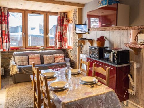 Charmant Apt 4 pers, cœur Val Thorens, 28m², Ski-in/ski-out, Confort & Commodités