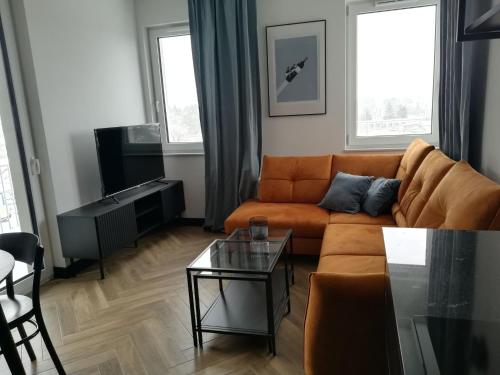 Posezení v ubytování Apartament COSY CAVE