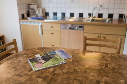 Kuchyň nebo kuchyňský kout v ubytování Residence Am Wegkreuz