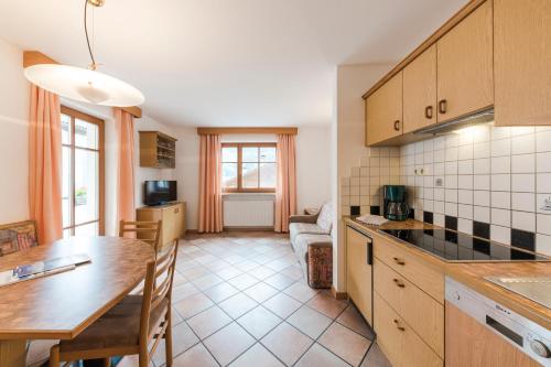 Kuchyň nebo kuchyňský kout v ubytování Residence Am Wegkreuz