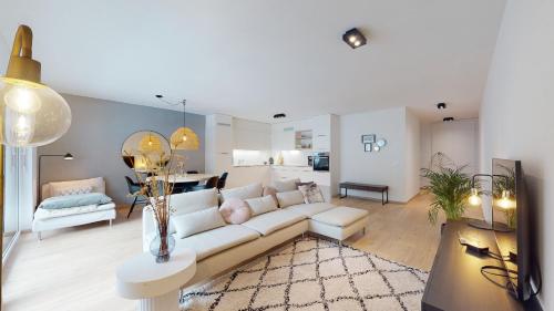 Χώρος καθιστικού στο Sublime modern family apartment of 2 bedrooms