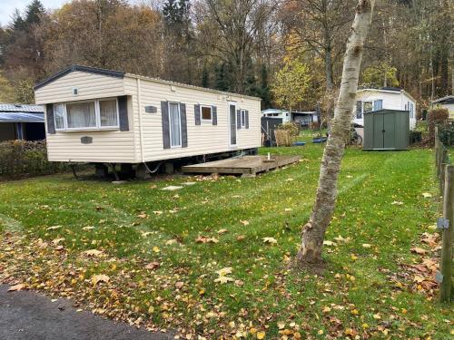 Residential caravan in Erezée within a campsite in the middle of nature